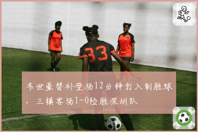 韦世豪替补登场12分钟打入制胜球，三镇客场1-0险胜深圳队
